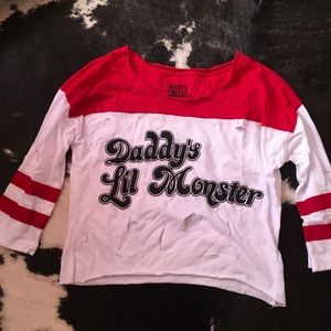 Harley Quinn cropped top